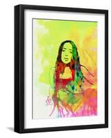 Legendary Fiona Apple Watercolor-Olivia Morgan-Framed Art Print