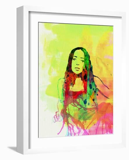 Legendary Fiona Apple Watercolor-Olivia Morgan-Framed Art Print