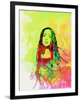 Legendary Fiona Apple Watercolor-Olivia Morgan-Framed Art Print