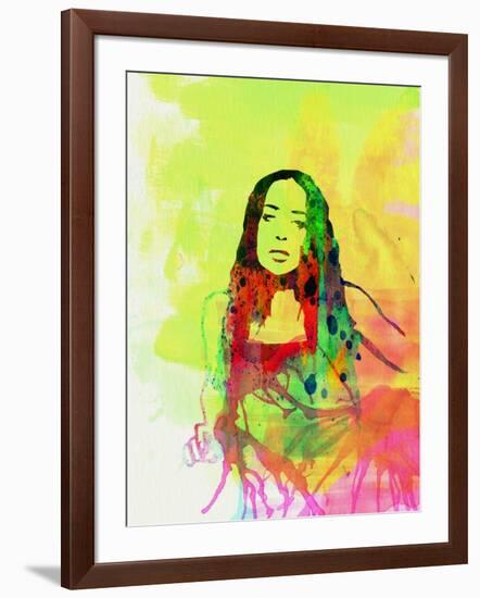 Legendary Fiona Apple Watercolor-Olivia Morgan-Framed Art Print