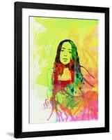 Legendary Fiona Apple Watercolor-Olivia Morgan-Framed Art Print