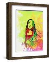 Legendary Fiona Apple Watercolor-Olivia Morgan-Framed Art Print