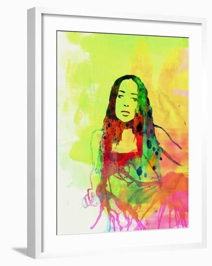 Legendary Fiona Apple Watercolor-Olivia Morgan-Framed Art Print