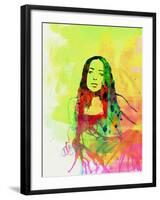 Legendary Fiona Apple Watercolor-Olivia Morgan-Framed Art Print