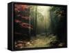 Legendary Forest in Brittany-Philippe Manguin-Framed Stretched Canvas