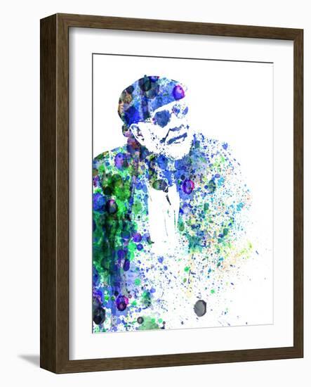 Legendary Francis Ford Coppola Watercolor-Olivia Morgan-Framed Art Print