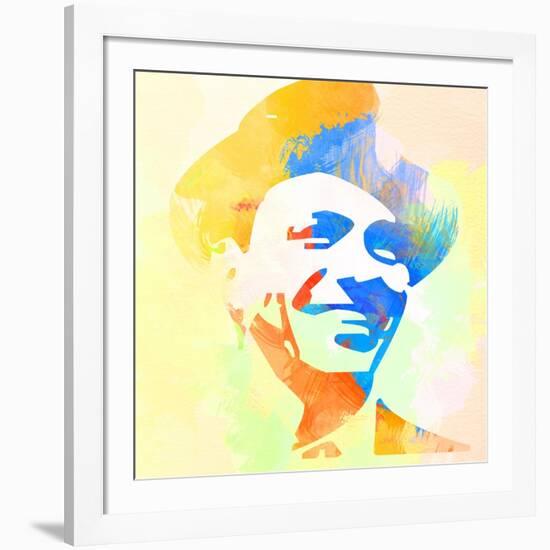 Legendary Frank Watercolor-Olivia Morgan-Framed Art Print