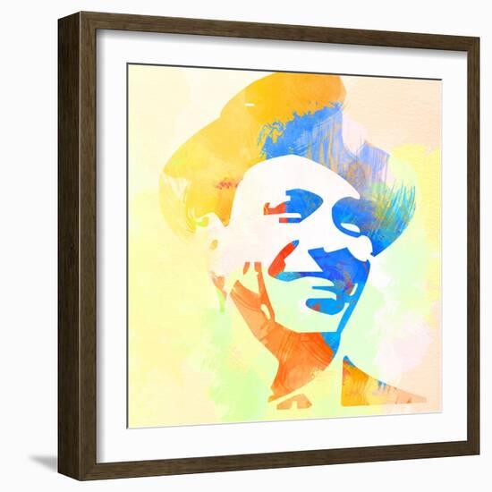 Legendary Frank Watercolor-Olivia Morgan-Framed Art Print