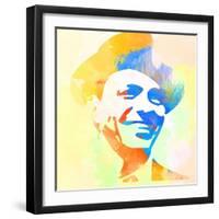 Legendary Frank Watercolor-Olivia Morgan-Framed Art Print