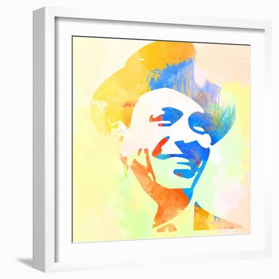 Legendary Frank Watercolor-Olivia Morgan-Framed Art Print