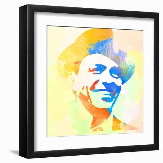 Legendary Frank Watercolor-Olivia Morgan-Framed Art Print