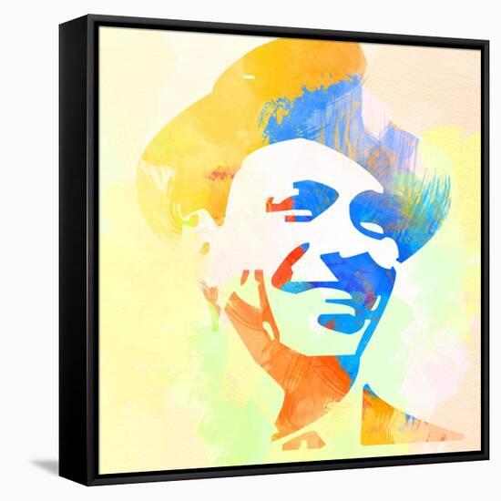 Legendary Frank Watercolor-Olivia Morgan-Framed Stretched Canvas