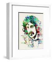 Legendary Frank Zappa Watercolor-Olivia Morgan-Framed Art Print