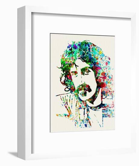 Legendary Frank Zappa Watercolor-Olivia Morgan-Framed Art Print