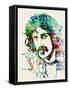 Legendary Frank Zappa Watercolor-Olivia Morgan-Framed Stretched Canvas