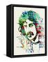 Legendary Frank Zappa Watercolor-Olivia Morgan-Framed Stretched Canvas