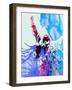 Legendary Freddie Mercury Watercolor I-Olivia Morgan-Framed Art Print