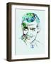 Legendary Gary Grant Watercolor-Olivia Morgan-Framed Art Print