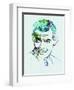 Legendary Gary Grant Watercolor-Olivia Morgan-Framed Art Print