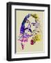 Legendary George Harrison Watercolor II-Olivia Morgan-Framed Art Print