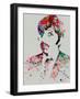 Legendary George Harrison Watercolor III-Olivia Morgan-Framed Art Print