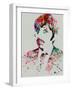 Legendary George Harrison Watercolor III-Olivia Morgan-Framed Art Print