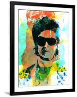 Legendary Glenn Hughes Watercolor-Olivia Morgan-Framed Art Print