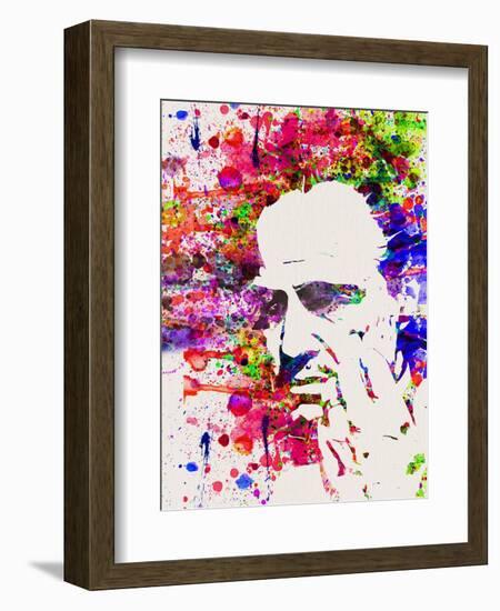 Legendary Godfather Watercolor-Olivia Morgan-Framed Art Print