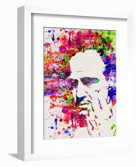 Legendary Godfather Watercolor-Olivia Morgan-Framed Art Print