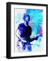 Legendary Graham Coxon Watercolor-Olivia Morgan-Framed Art Print