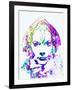 Legendary Greta Garbo Watercolor-Olivia Morgan-Framed Art Print