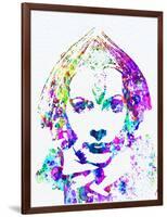 Legendary Greta Garbo Watercolor-Olivia Morgan-Framed Art Print