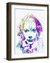 Legendary Greta Garbo Watercolor-Olivia Morgan-Framed Art Print