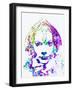 Legendary Greta Garbo Watercolor-Olivia Morgan-Framed Art Print