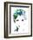 Legendary Halle Berry Watercolor-Olivia Morgan-Framed Art Print