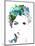Legendary Halle Berry Watercolor-Olivia Morgan-Mounted Art Print