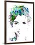 Legendary Halle Berry Watercolor-Olivia Morgan-Framed Art Print