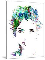 Legendary Halle Berry Watercolor-Olivia Morgan-Stretched Canvas