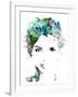 Legendary Halle Berry Watercolor-Olivia Morgan-Framed Art Print