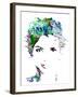 Legendary Halle Berry Watercolor-Olivia Morgan-Framed Art Print