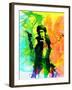 Legendary Han Solo Watercolor-Olivia Morgan-Framed Art Print