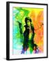 Legendary Han Solo Watercolor-Olivia Morgan-Framed Art Print