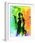 Legendary Han Solo Watercolor-Olivia Morgan-Framed Art Print