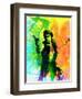 Legendary Han Solo Watercolor-Olivia Morgan-Framed Art Print