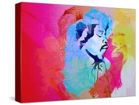 Legendary Hendrix Watercolor-Olivia Morgan-Stretched Canvas