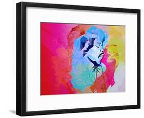 Legendary Hendrix Watercolor-Olivia Morgan-Framed Art Print