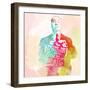 Legendary Hitchcock Watercolor-Olivia Morgan-Framed Premium Giclee Print