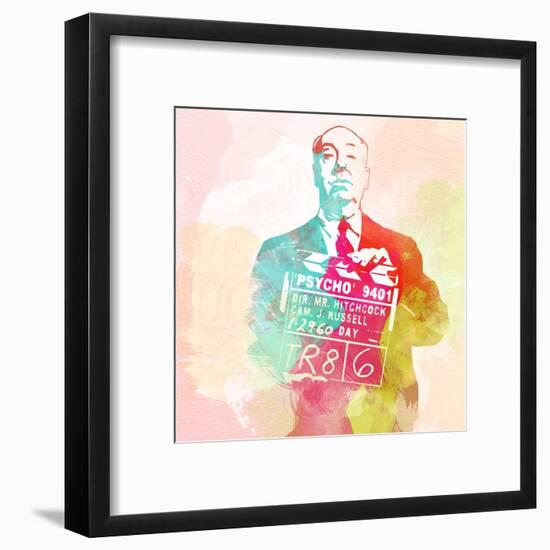 Legendary Hitchcock Watercolor-Olivia Morgan-Framed Art Print