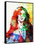 Legendary Howard Stern Watercolor I-Olivia Morgan-Framed Stretched Canvas