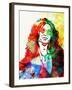 Legendary Howard Stern Watercolor I-Olivia Morgan-Framed Art Print